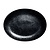 Rak Oval platter, 32 x 23 cm Karbon line PORCELAIN
