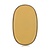 REVOL Service plate, 35 x 21 cm, tumeric Caractere line REVOL