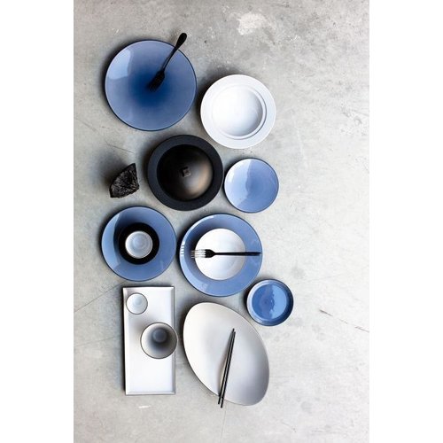 REVOL Dish 55,5x28 cm grey EQUINOXE - REVOL REVOL Dish 55,5x28 cm grey EQUINOXE - REVOL