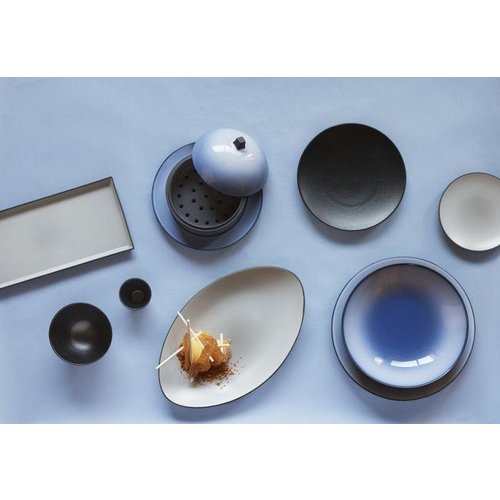 REVOL Dish 55,5x28 cm blue EQUINOXE - REVOL REVOL Dish 55,5x28 cm blue EQUINOXE - REVOL