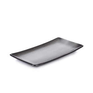 REVOL Dish 30,2x15,3 cm black sand SWELL - REVOL REVOL Dish 30,2x15,3 cm black sand SWELL - REVOL