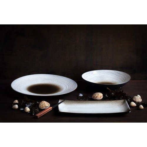 REVOL Dish 30,2x15,3 cm brown sand SWELL - REVOL REVOL Dish 30,2x15,3 cm brown sand SWELL - REVOL