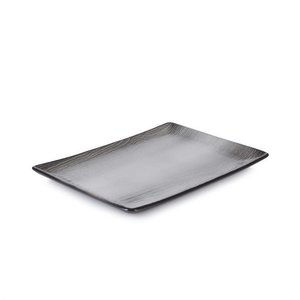REVOL Dish 32x32 cm black sand SWELL - REVOL REVOL Dish 32x32 cm black sand SWELL - REVOL