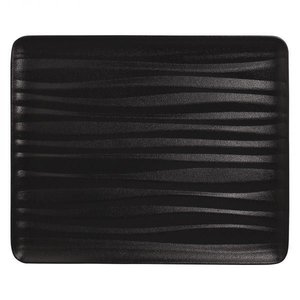 TOM-GAST Embossed rectangular platter GN 1/2 black SUGGESTIONS Shared - RAK PORCELAIN TOM-GAST Embossed rectangular platter GN 1/2 black SUGGESTIONS Shared - RAK PORCELAIN