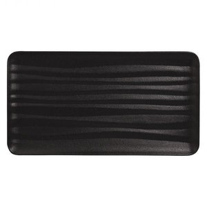 TOM-GAST Embossed rectangular platter GN 1/3 black SUGGESTIONS Shared - RAK PORCELAIN