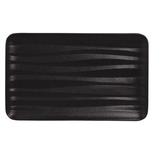 TOM-GAST Embossed rectangular platter GN 1/4 black SUGGESTIONS Shared - RAK PORCELAIN TOM-GAST Embossed rectangular platter GN 1/4 black SUGGESTIONS Shared - RAK PORCELAIN