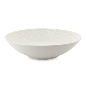 REVOL Wood-effect porcelain salad bowl, ivory color Arborescence Coupe Dish, Large line REVOL REVOL Wood-effect porcelain salad bowl, ivory color Arborescence Coupe Dish, Large line REVOL