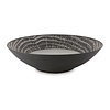 REVOL Wood-effect porcelain salad bowl, pepper color Arborescence Coupe Dish, Large line REVOL REVOL Wood-effect porcelain salad bowl, pepper color Arborescence Coupe Dish, Large line REVOL