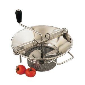 de BUYER Stainless steel professional food mill and sieves, ? 37 cm DE BUYER