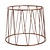 Verlo Round buffet stand h 20 cm copper VERLO