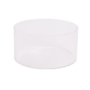 Verlo Tuba bufetowa akrylowa h. 10 cm przezroczysta