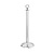 TOM-GAST Barrier Post (h)990 mm, Silver