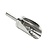 Bareq Stainless Steel Ice Scoop Ø45x190 mm, Silver, Perforated