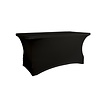 Verlo Square catering table 182,9 cm with black cloth cover VERLO