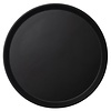 Cambro Glass Fibre Round Non-Slip Serving Tray Ø 355 mm Black