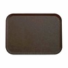 Cambro Antypoślizgowa prostokątna taca do serwowania 360 x 460 mm z włókna szklanego, brązowa Cambro Antypoślizgowa prostokątna taca do serwowania 360 x 460 mm z włókna szklanego, brązowa