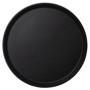 Cambro Glass Fibre Round Non-Slip Serving Tray Ø 450 mm Black