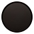 Bareq Glass Fibre Round Serving Tray Ø 355 mm Black