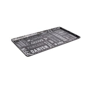 Verlo Melamine Rectangular Serving Tray GN 1/3 Black Verlo Melamine Rectangular Serving Tray GN 1/3 Black