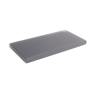 Verlo Taca ozdobna 30x15 cm szara szara Verlo Taca ozdobna 30x15 cm szara szara