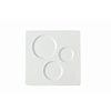 Rak Shallow Plate 300x300 mm, Rectangular, Allspice