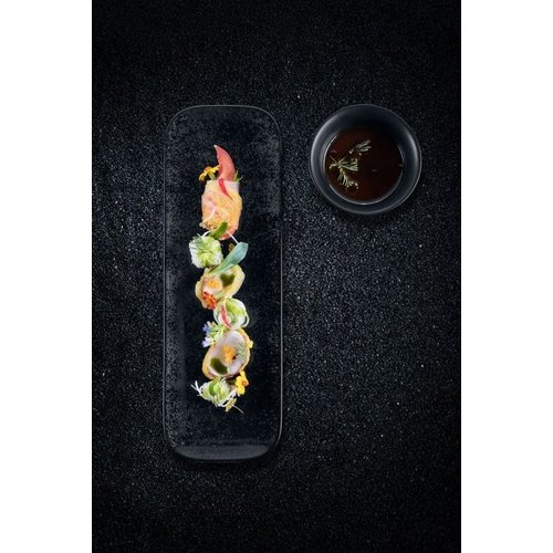 Rak Talerz płytki, 330x110 mm, prostokątny, Karbon Rak Talerz płytki, 330x110 mm, prostokątny, Karbon