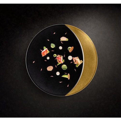 Rak Talerz płytki, Ø310 mm, Metalfusion, złoty Rak Talerz płytki, Ø310 mm, Metalfusion, złoty