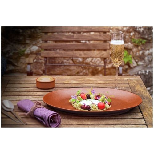 Rak Talerz płytki, Ø310 mm, Neofusion, bordowy Rak Talerz płytki, Ø310 mm, Neofusion, bordowy