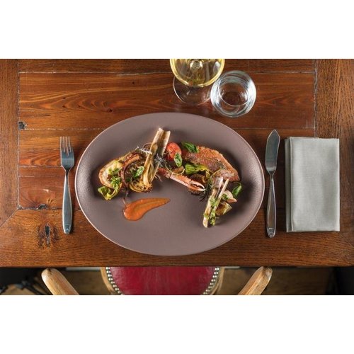 Rak Talerz płytki, Ø240 mm, Neofusion Mellow, brązowy Rak Talerz płytki, Ø240 mm, Neofusion Mellow, brązowy