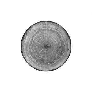 Rak Shallow Plate, Ø240 mm, Woodart, Grey Rak Shallow Plate, Ø240 mm, Woodart, Grey