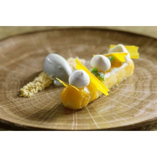 Rak Shallow Plate, Ø290 mm, Woodart, Brown Rak Shallow Plate, Ø290 mm, Woodart, Brown