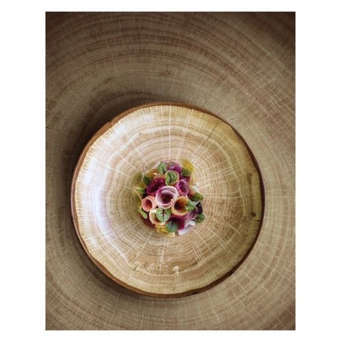 Rak Shallow Plate, Ø290 mm, Woodart, Brown Rak Shallow Plate, Ø290 mm, Woodart, Brown