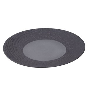 REVOL Shallow Plate, Ø280 mm, Round, Arborescence, Black REVOL Shallow Plate, Ø280 mm, Round, Arborescence, Black