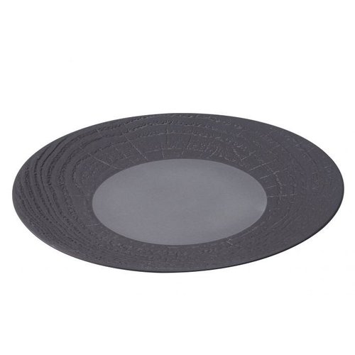 REVOL Shallow Plate, Ø280 mm, Round, Arborescence, Black