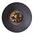 REVOL Deep Plate, Ø240 mm, Arborescence, Black