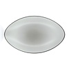 REVOL Shallow Plate 350x223 mm, Oval, Equinoxe, Grey