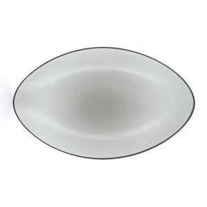 REVOL Shallow Plate 350x223 mm, Oval, Equinoxe, Grey REVOL Shallow Plate 350x223 mm, Oval, Equinoxe, Grey