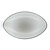 REVOL Shallow Plate 350x223 mm, Oval, Equinoxe, Grey