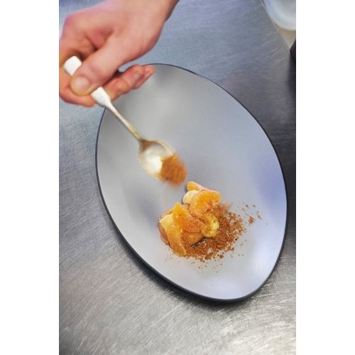 REVOL Talerz płytki, 350x223 mm, owalny, Equinoxe, szary