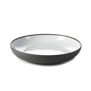 REVOL Deep Plate, Ø235 mm, 700 ml, Solid, White-Black REVOL Deep Plate, Ø235 mm, 700 ml, Solid, White-Black