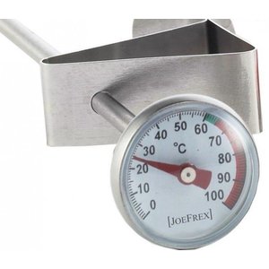 Bareq Termometr tarczowy do mleka, 0°C do 100°C, srebrny Bareq Termometr tarczowy do mleka, 0°C do 100°C, srebrny