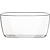 Bareq Cooler z akrylu do wina lub szampana 480x240x210 mm, transparentny