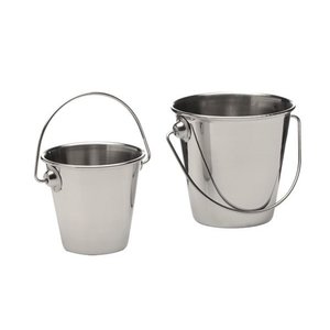 TOM-GAST Wyprzedaż - Wiaderko ze stali nierdzewnej 150 ml. Ø70 mm, (h)65 mm (4 szt.) TOM-GAST Wyprzedaż - Wiaderko ze stali nierdzewnej 150 ml. Ø70 mm, (h)65 mm (4 szt.)