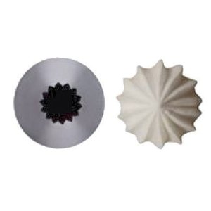 de BUYER Stainless steel 'Petit four' star nozzle, ? 8 mm DE BUYER de BUYER Stainless steel 'Petit four' star nozzle, ? 8 mm DE BUYER
