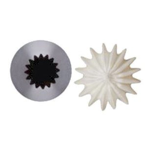de BUYER Stainless steel 'Petit four' star nozzle, ? 10 mm DE BUYER de BUYER Stainless steel 'Petit four' star nozzle, ? 10 mm DE BUYER