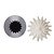 de BUYER Stainless steel 'Petit four' star nozzle, ? 10 mm DE BUYER
