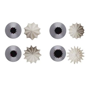 de BUYER Stainless steel 'Petit four' star nozzle, 16 mm DE BUYER