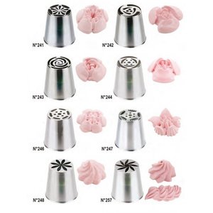 de BUYER Russian Nozzles, stainless steel - Flower decor 246 DE BUYER de BUYER Russian Nozzles, stainless steel - Flower decor 246 DE BUYER