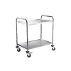 TOM-GAST Stainless Steel 2 Tier Service Trolley 950 x 855 x 530 mm