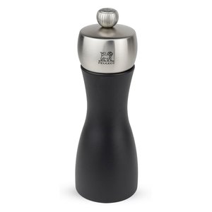 PEUGEOT Wooden Pepper Mill 150 mm, Black Matte